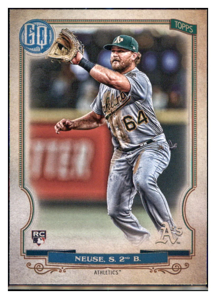 2020 Topps Gypsy Queen Sheldon Neuse Oakland Athletics #217 Baseball Card MATV4A