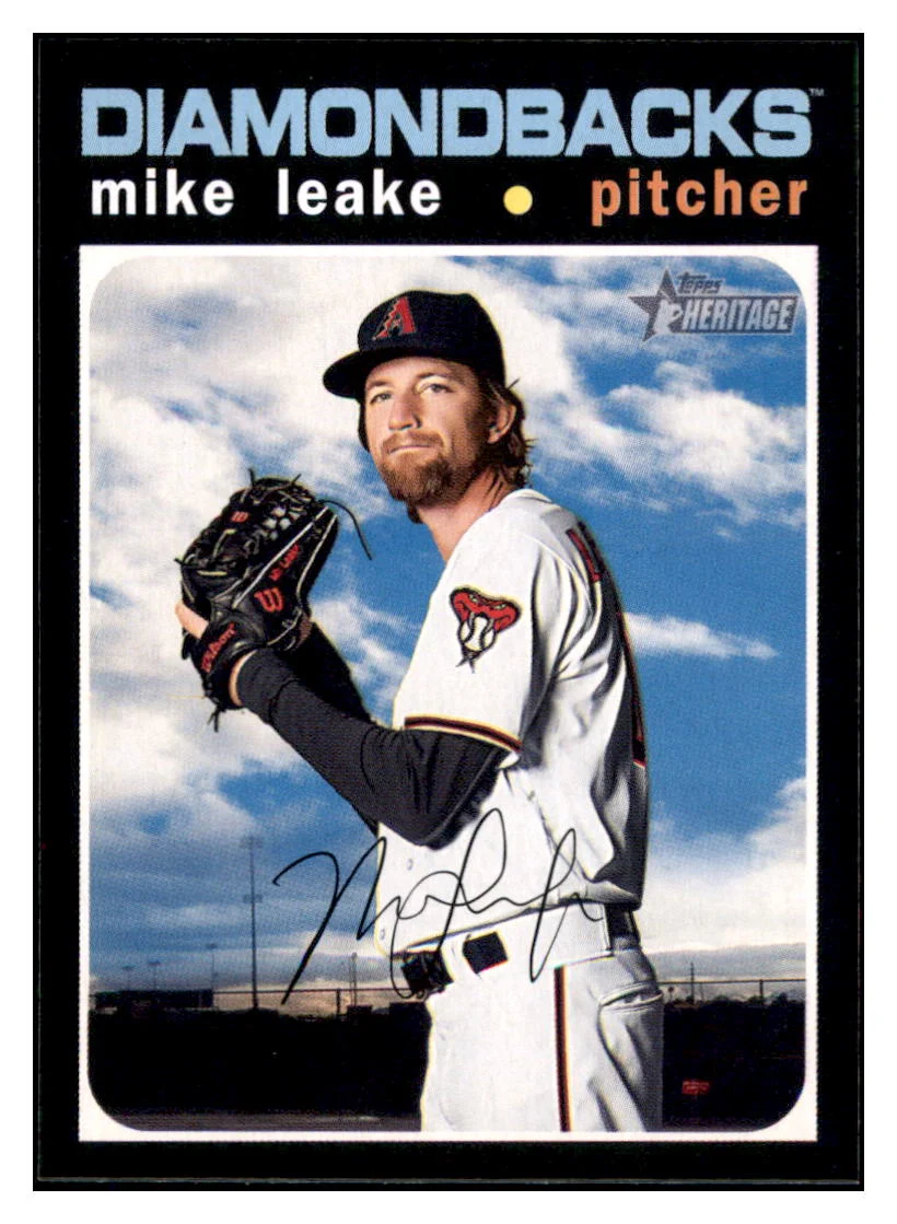 2020 Topps Heritage Mike Leake Arizona Diamondbacks Baseball Card TMH1A