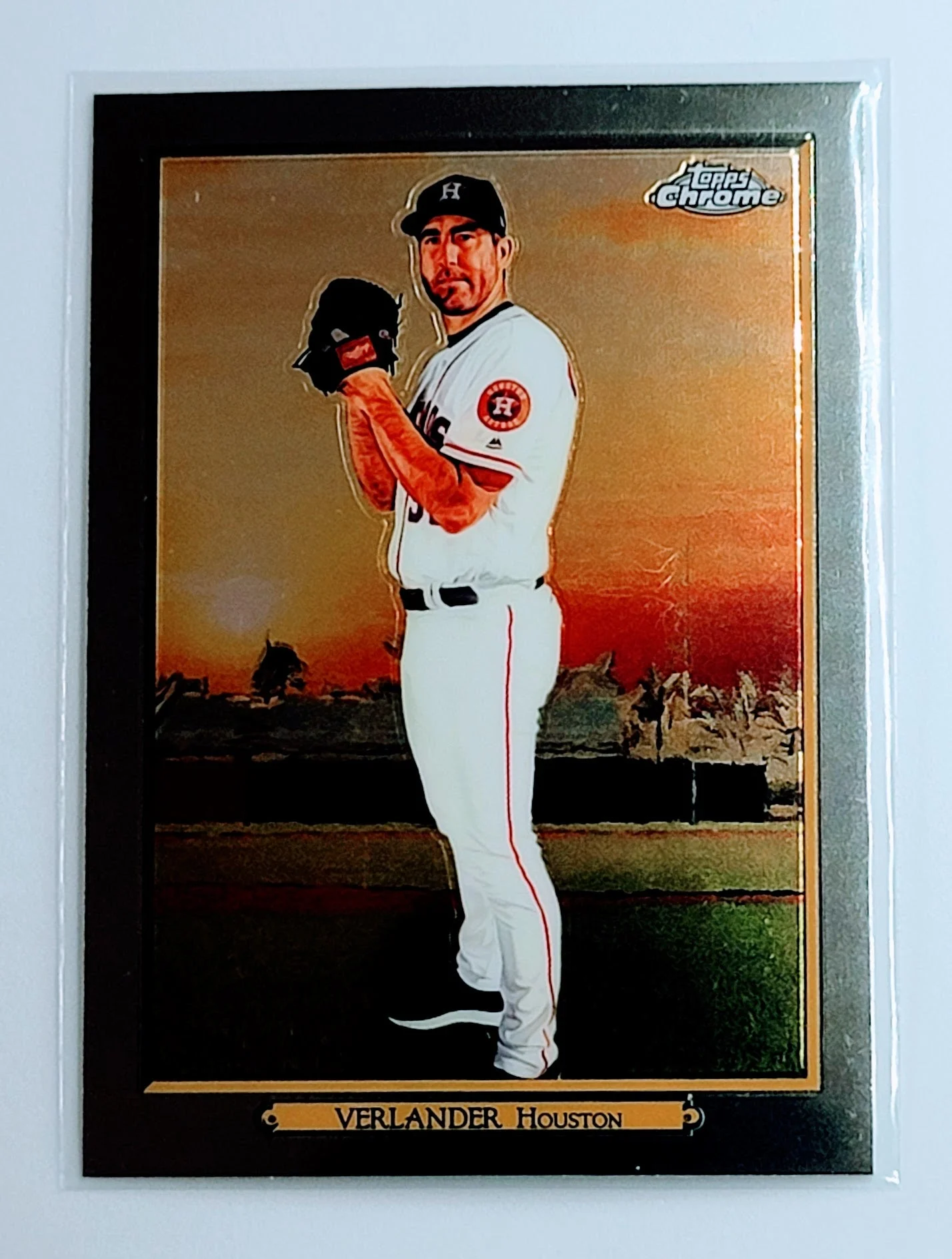 2020 Topps Justin Verlander Turkey Red 2020 Chrome Houston Astros Baseball Card TH13C