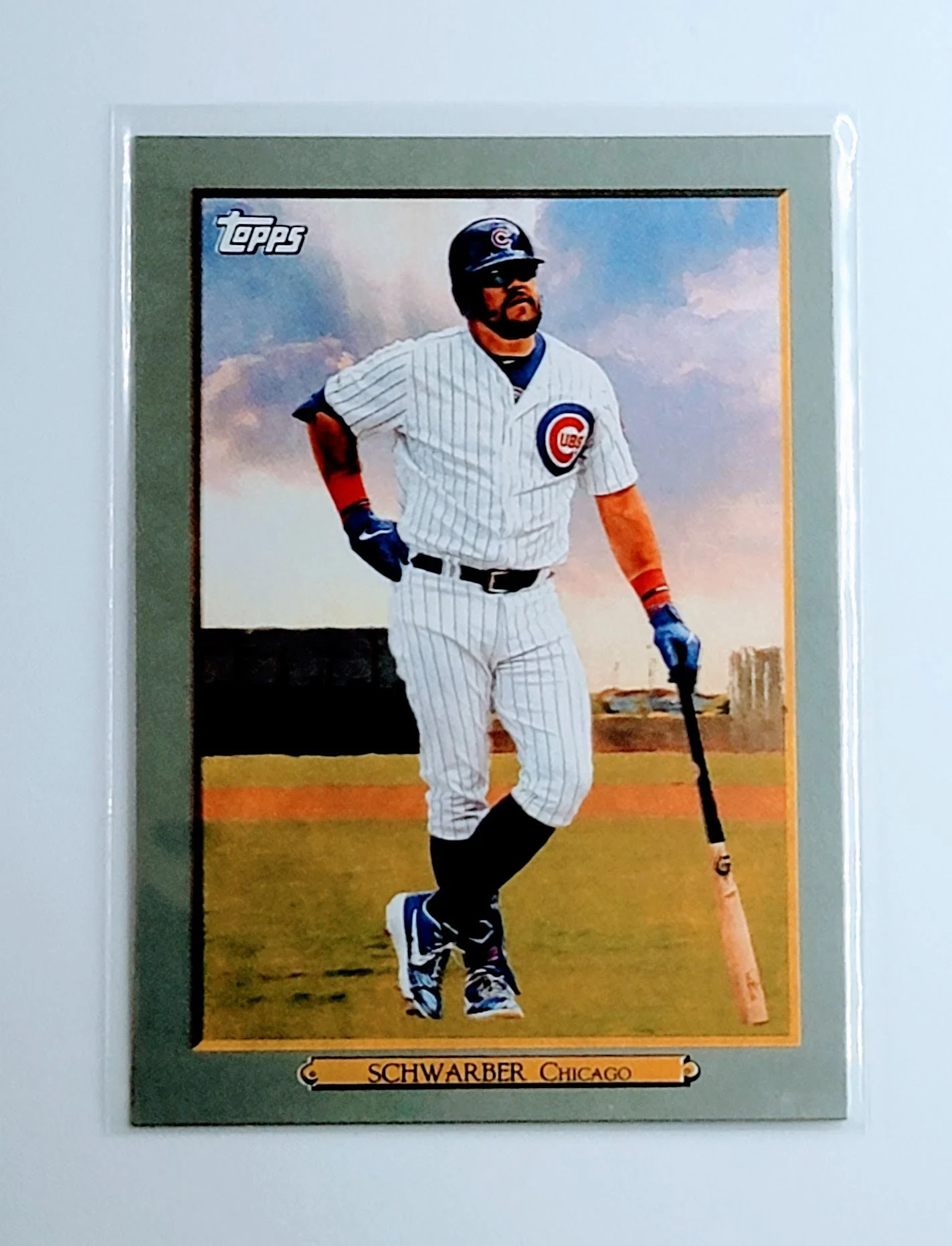 2020 Topps Kyle Schwarber Turkey Red 2020 Chicago Cubs Baseball Card TH13C