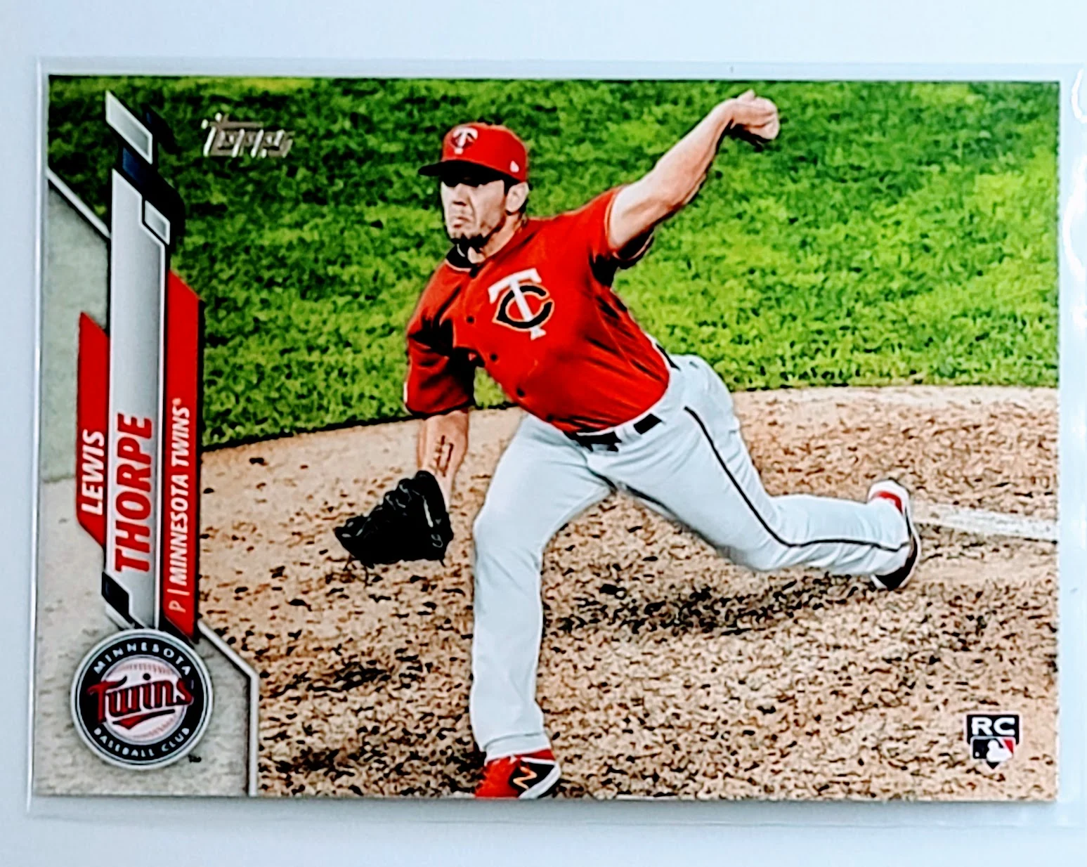 2020 Topps Lewis Thorpe Minnesota Twins Rookie Baseball Card TH13C