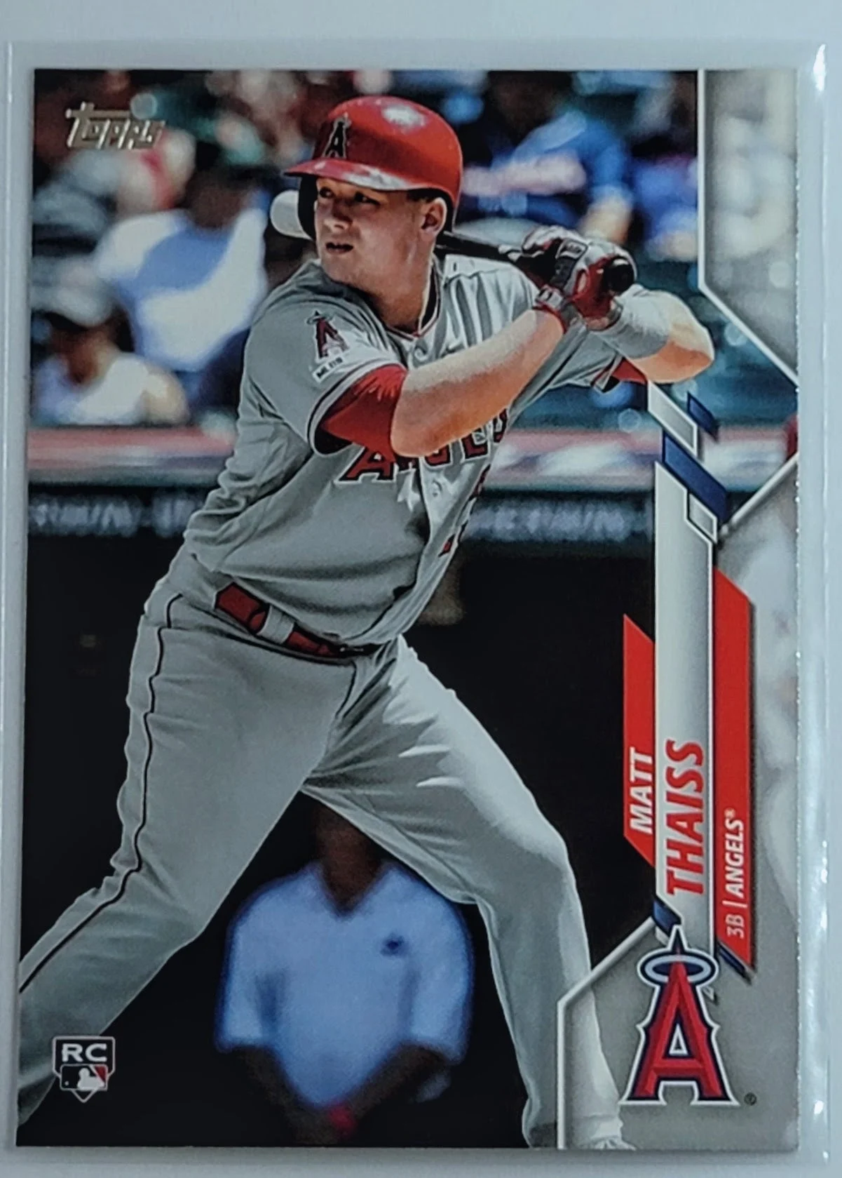 2020 Topps Matt Thaiss Los Angeles Angels Rookie Baseball Card TH13C