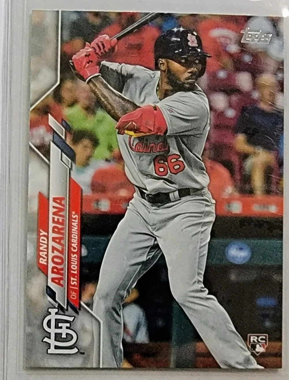 2020 Topps Randy Arozerena Rookie Baseball Card TPTV