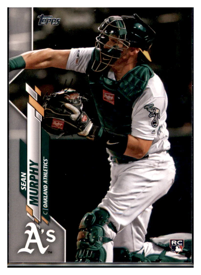 2020 Topps Sean Murphy RC Oakland Athletics Baseball Card MLSB1