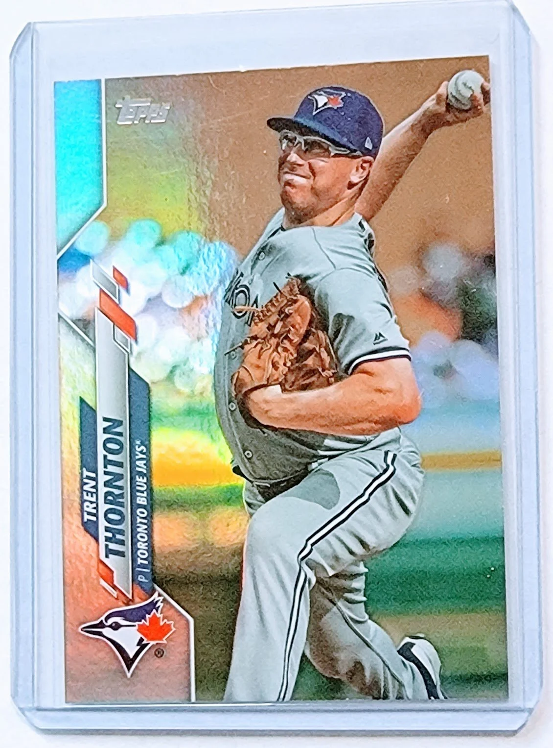 2020 Trent Thornton Rainbow Foil Refractor Baseball Card TPTV