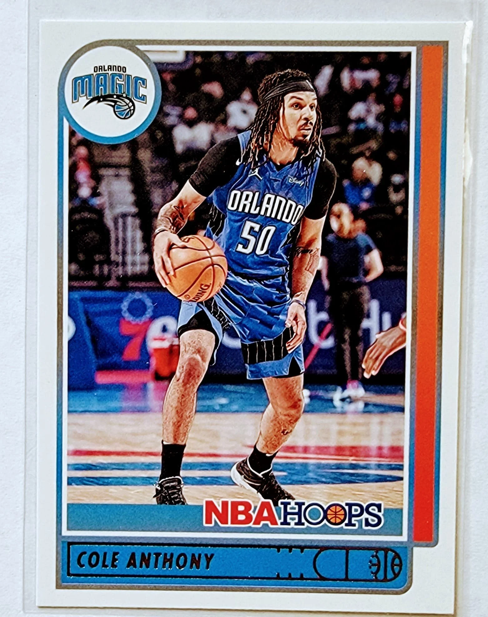 2021-22 Panini NBA Hoops Cole Anthony Orlando Magic Basketball Card AVM1