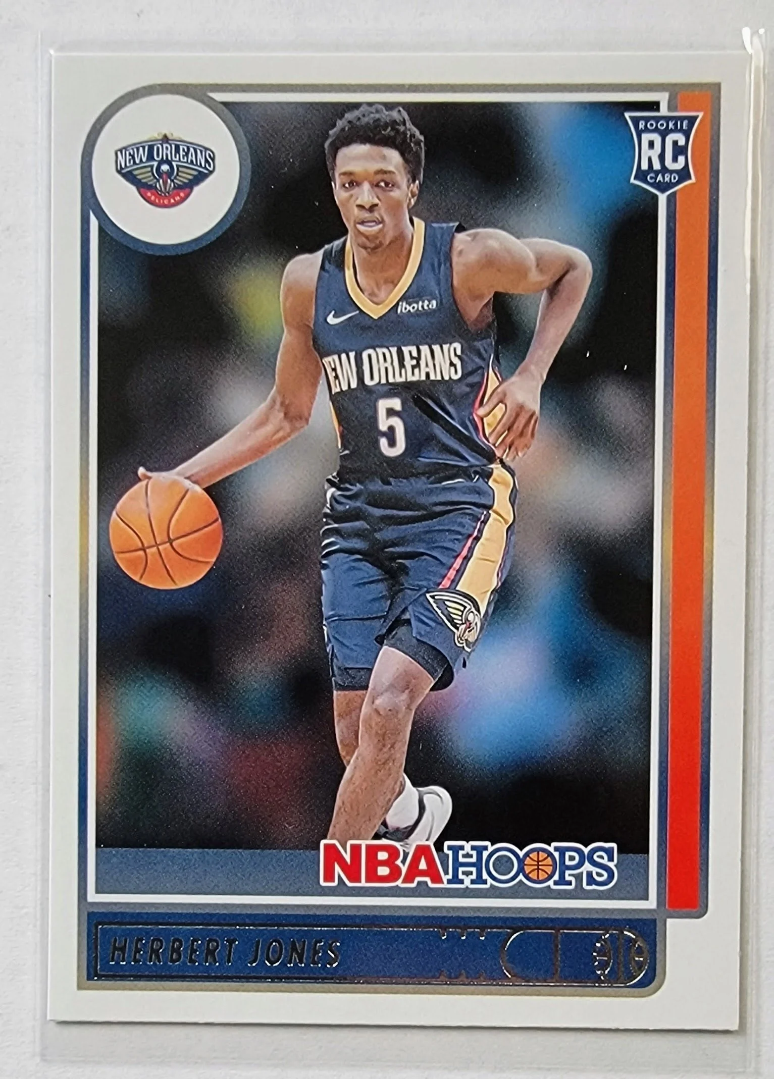 2021-22 Panini NBA Hoops Herbert Jones New Orleans Pelicans Rookie Basketball Card AVM1