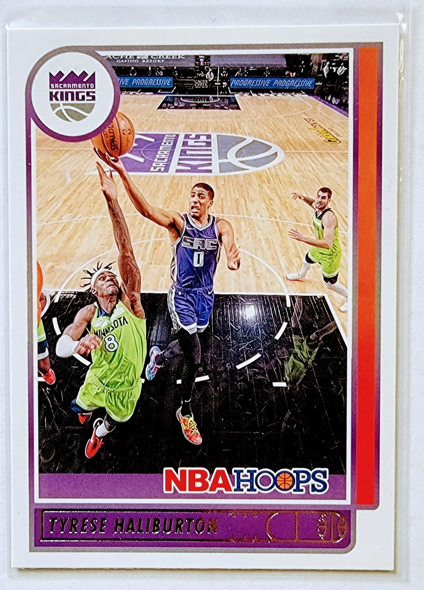 2021-22 Panini NBA Hoops Tyrese Haliburton Sacramento Kings Basketball Card AVM1