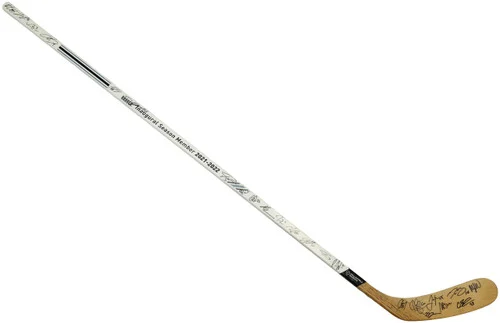 2021-22 Seattle Kraken Inaugural Team Autographed Hockey Stick With 23 Signatures Beckett BAS #AE49012