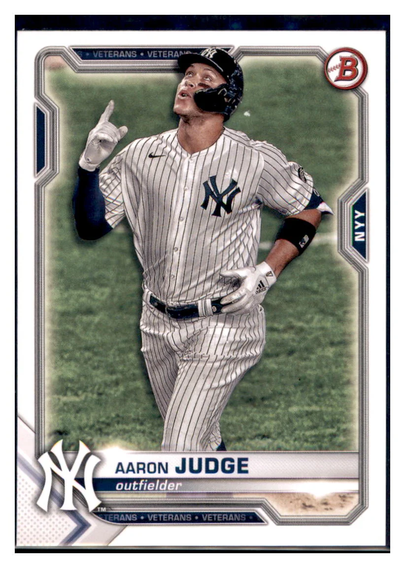 2021 Bowman Aaron Judge New York Yankees Baseball Card LSLB1