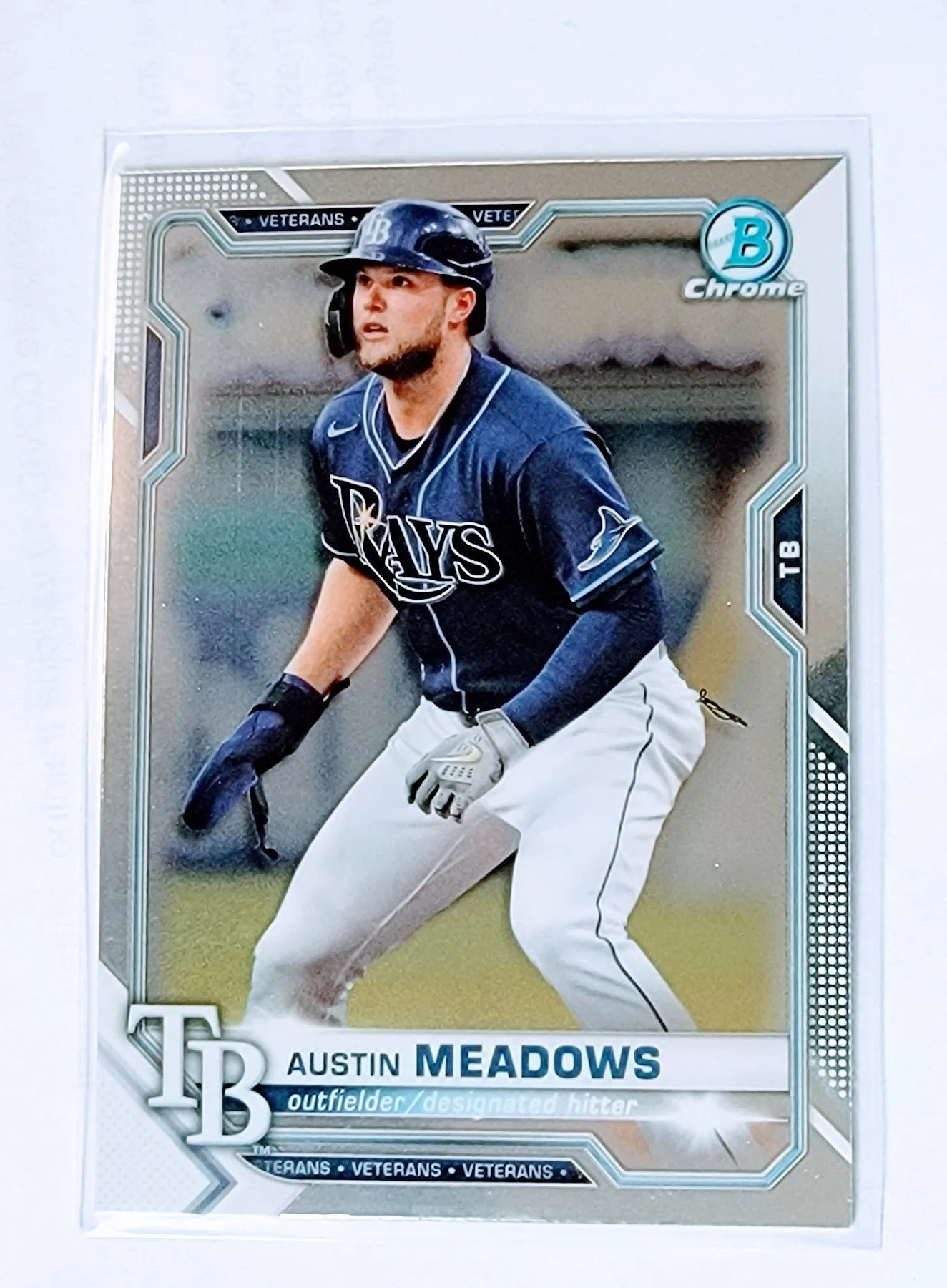 2021 Bowman Chrome Austin Meadows Prospect Baseball Trading Card SMCB1