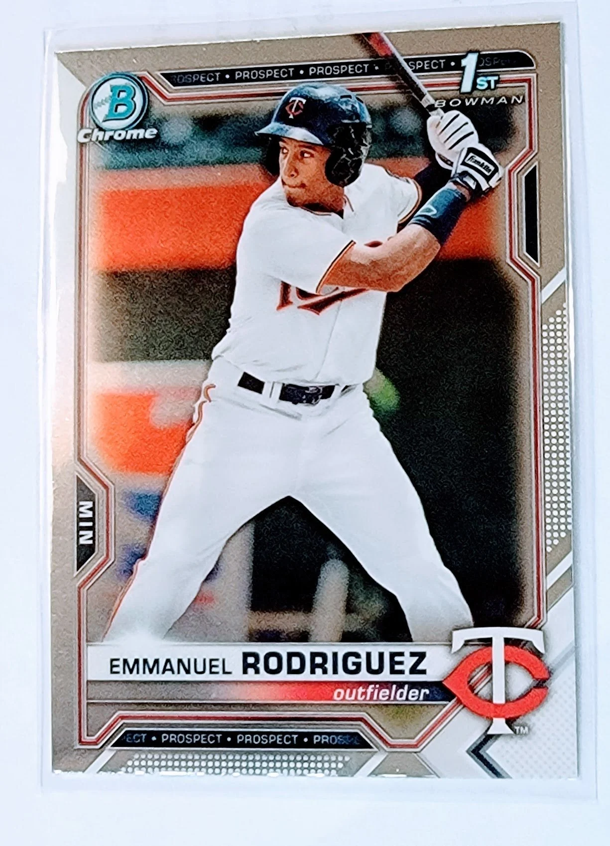 2021 Bowman Chrome Emmanuel Rodriguez 1st on Bowman Baseball Card SMCB1