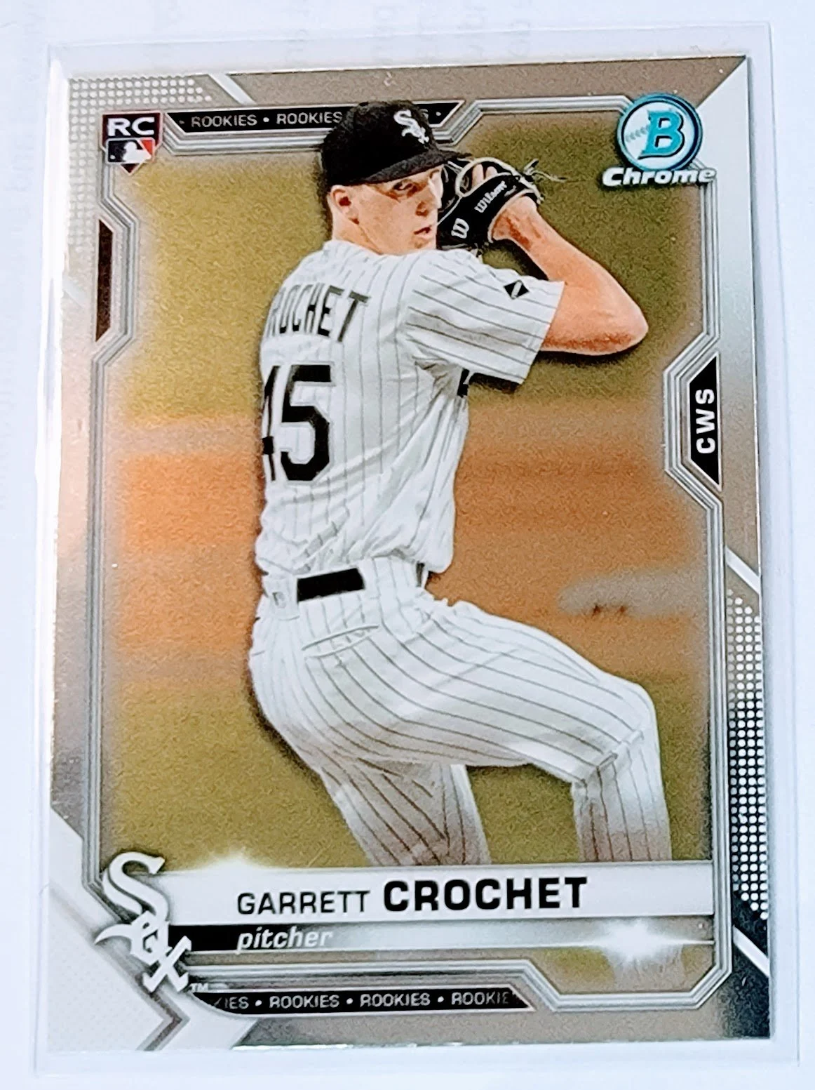 2021 Bowman Chrome Garrett Crochet Rookie Baseball Card SMCB1