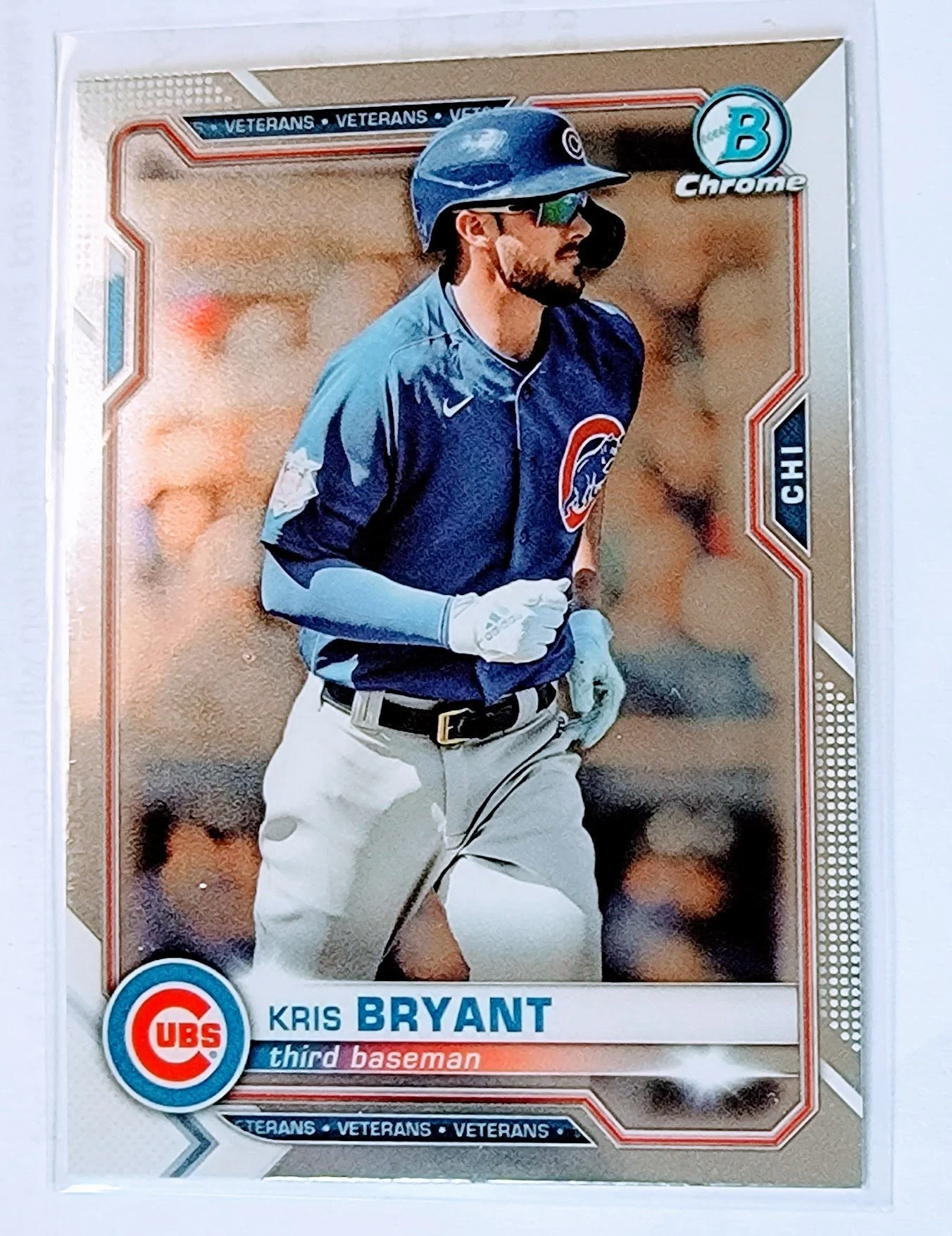2021 Bowman Chrome Kris Bryant Baseball Card SMCB1