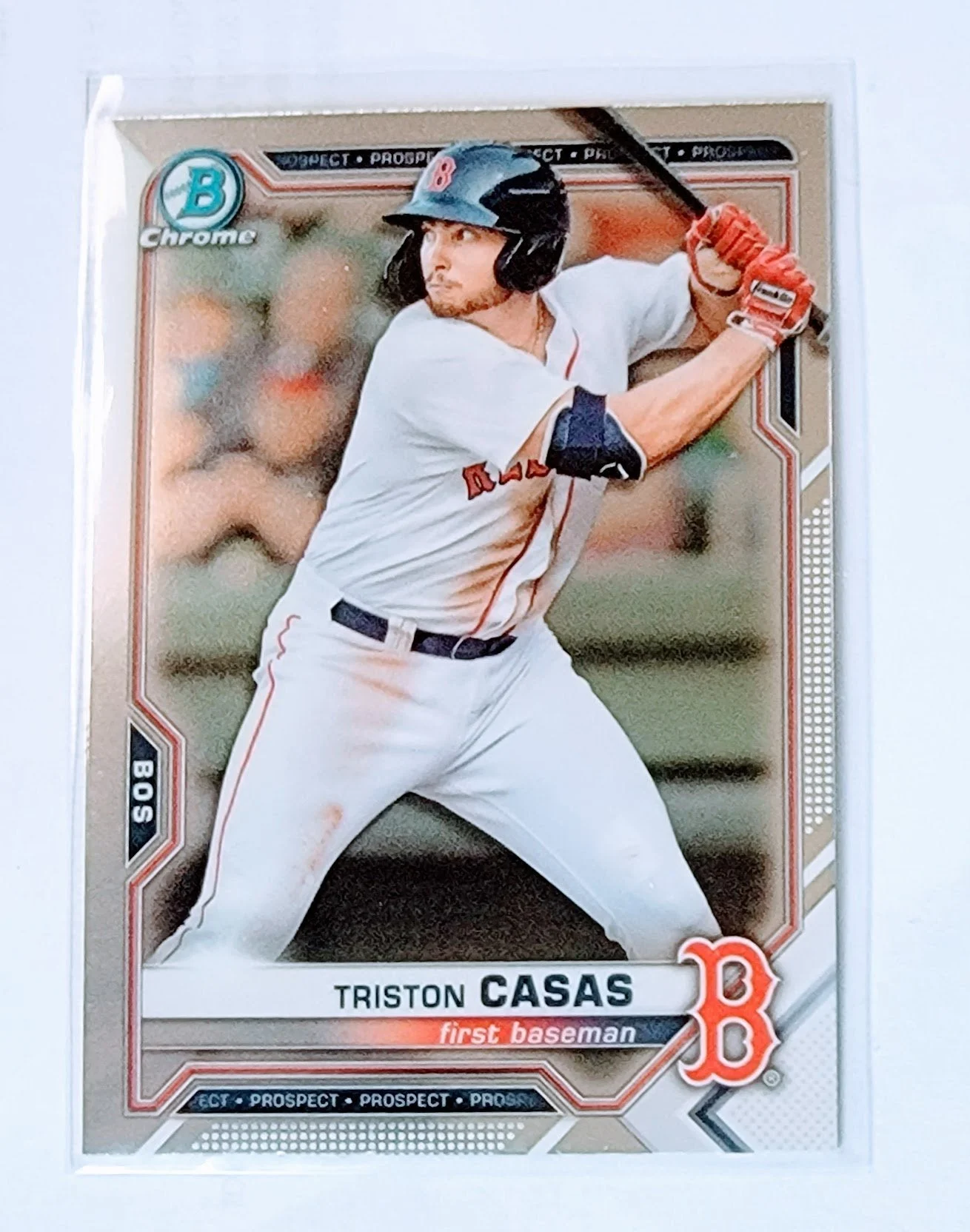 2021 Bowman Chrome Triston Casas Prospect Baseball Trading Card SMCB1
