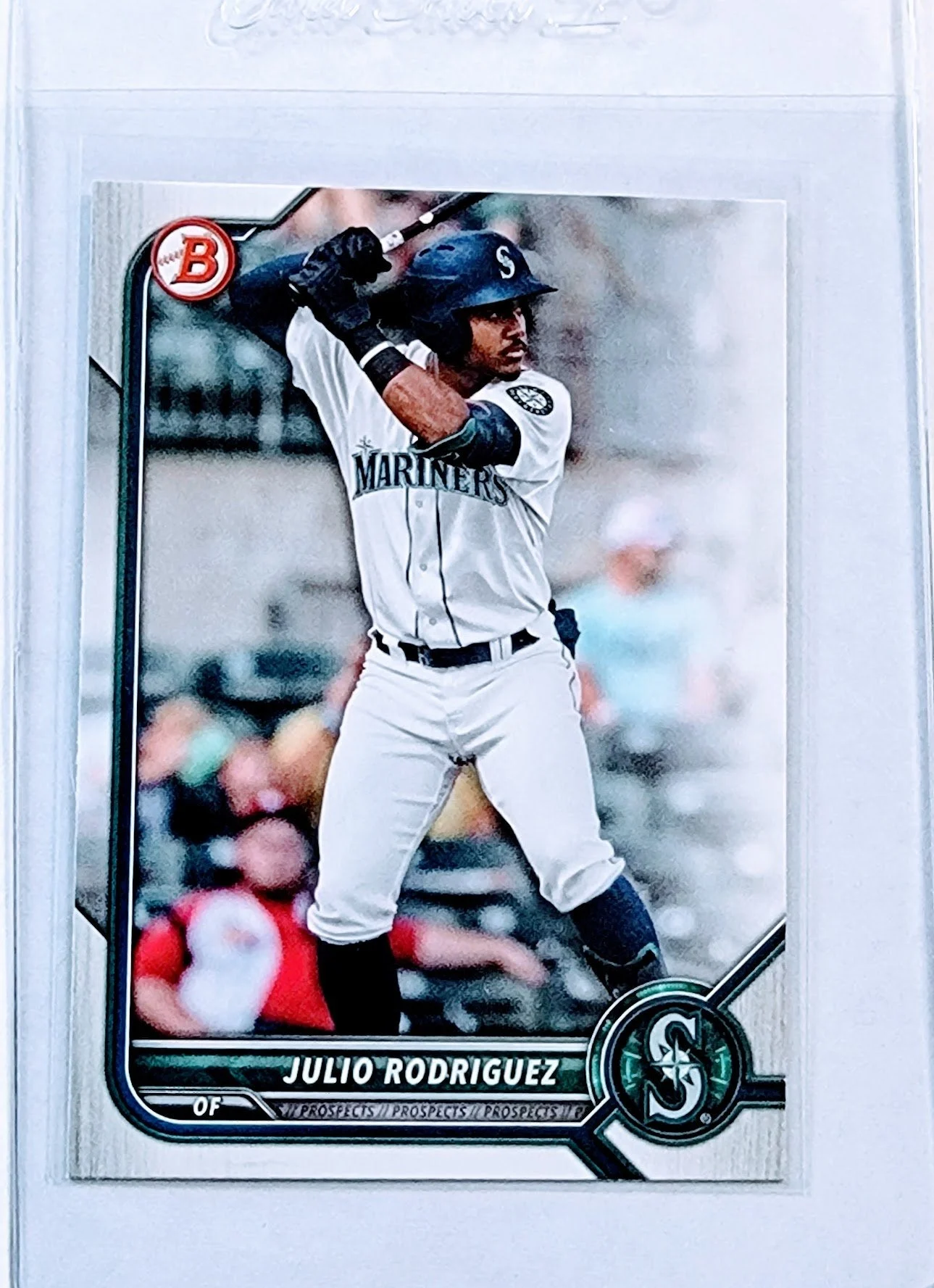 2021 Bowman Julio Rodriguez Prospect Seattle Mariners Baseball Card AVM1