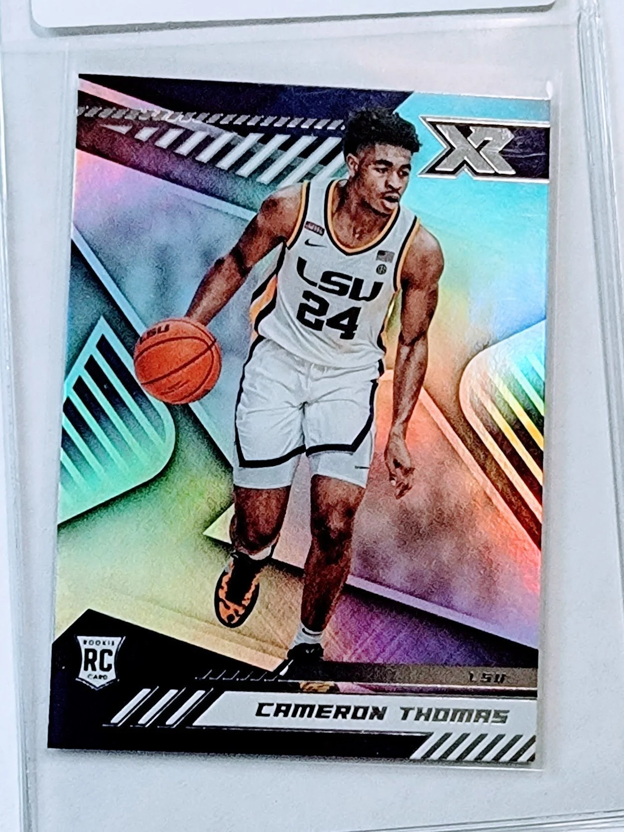 2021 Chronicles Draft Picks Cameron Thomas XR Rookie Refractor LSU Basketball Card AVM1