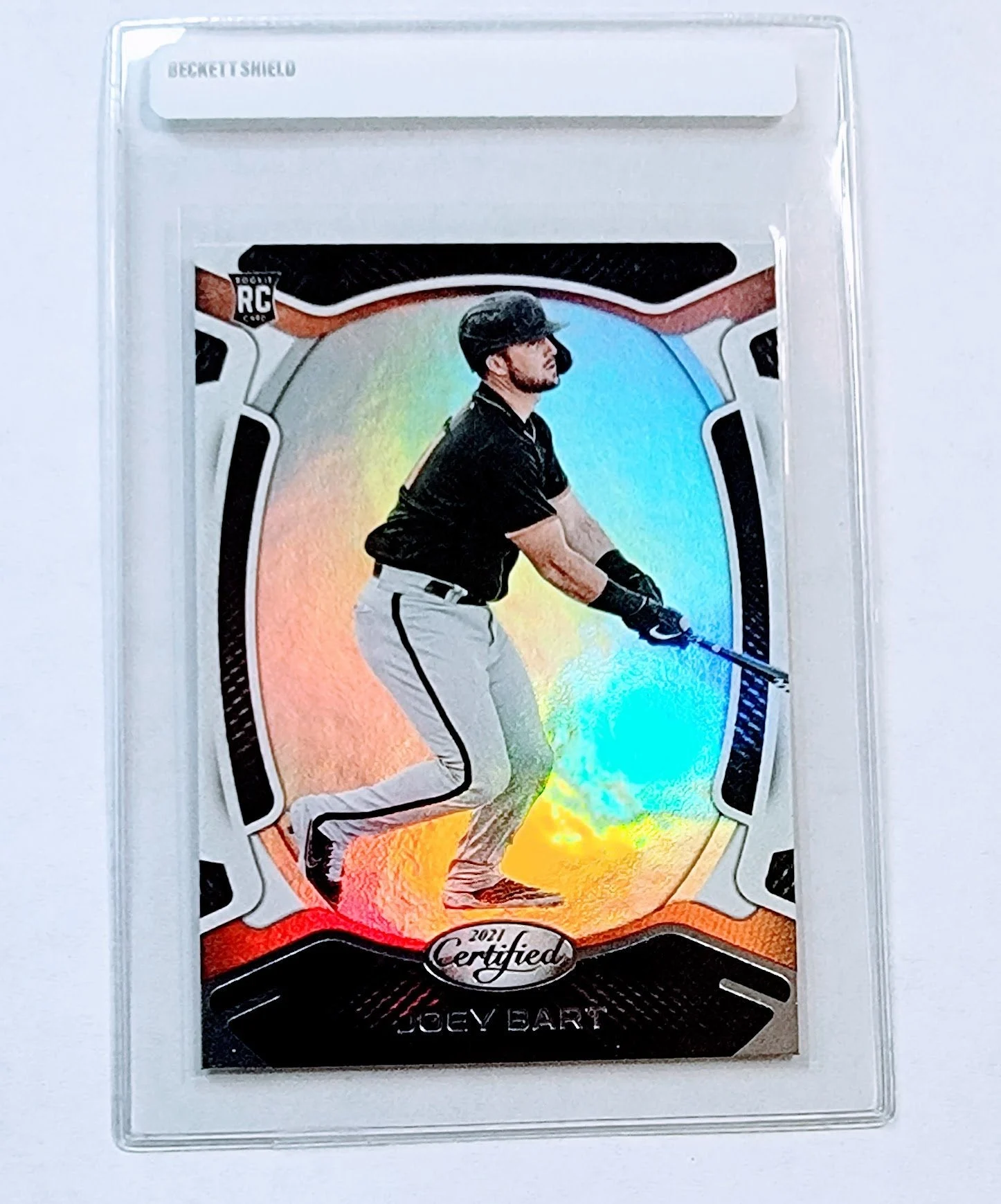 2021 Panini Chronicles Certified Joey Bart Certified San Francisco Giants Rookie Refractor Baseball Card AVM1