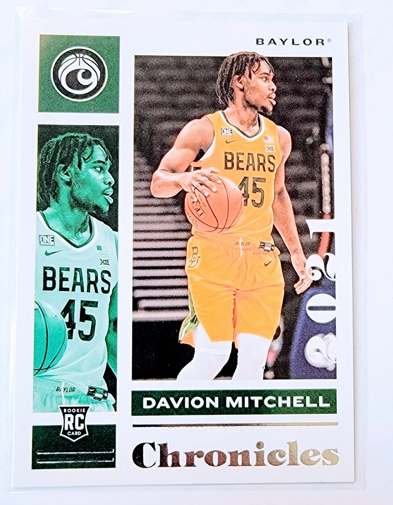 2021 Panini Chronicles Draft Picks Davion Mitchell Rookie Basketball Card