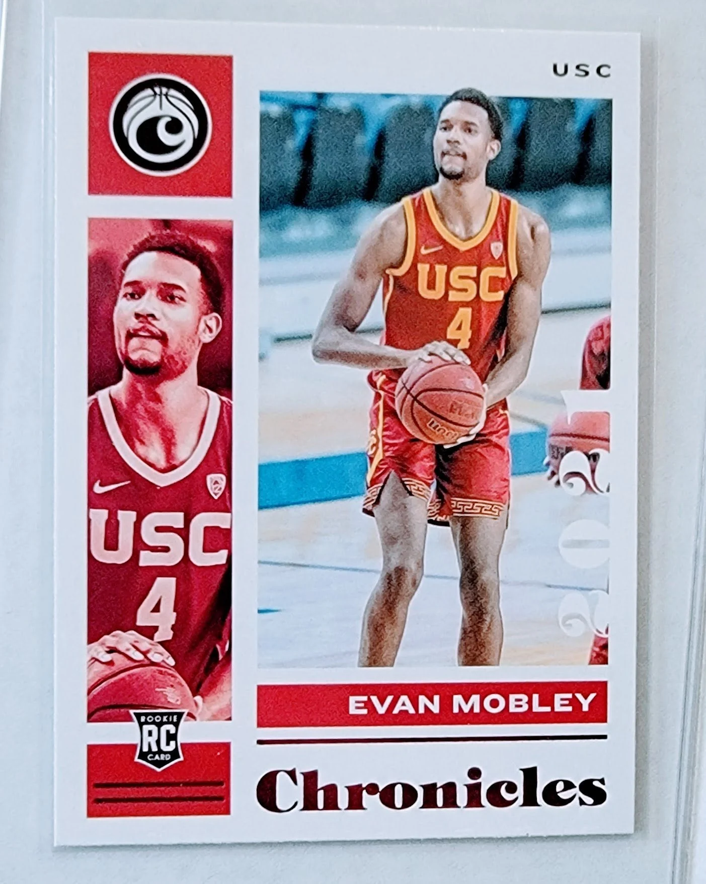 2021 Panini Chronicles Draft Picks Evan Mobley Rookie USC Basketball Card AVM1