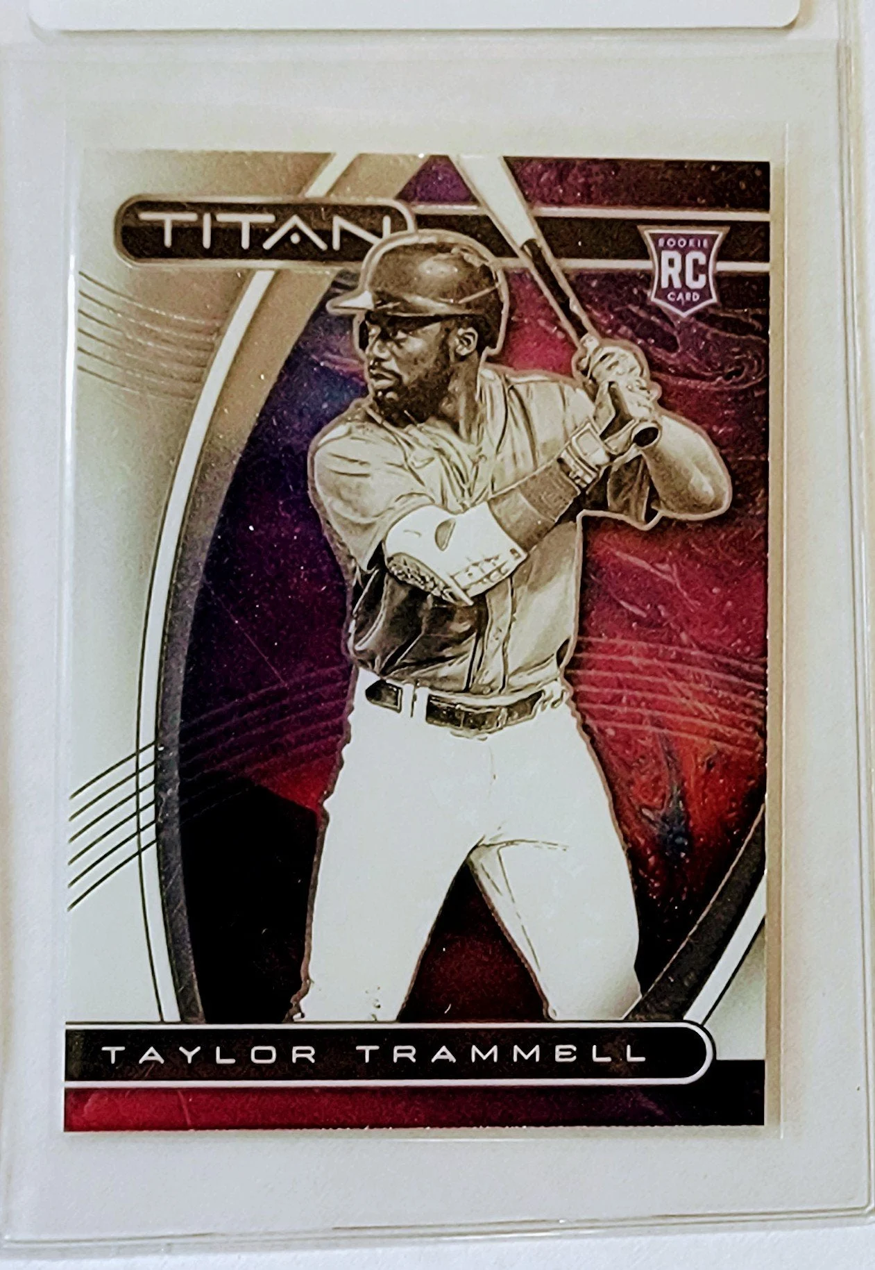 2021 Panini Chronicles Titan Taylor Trammell Seattle Mariners Rookie Baseball Card AVM1