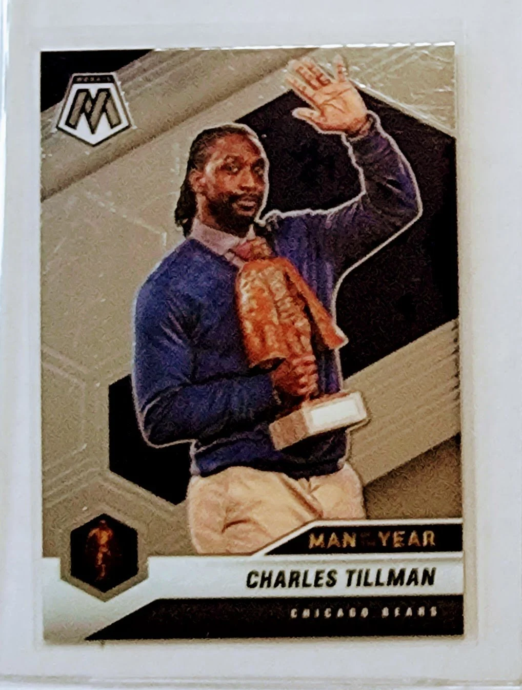 2021 Panini Mosaic Charles Tillman Man of the Year MOY Insert Football Card