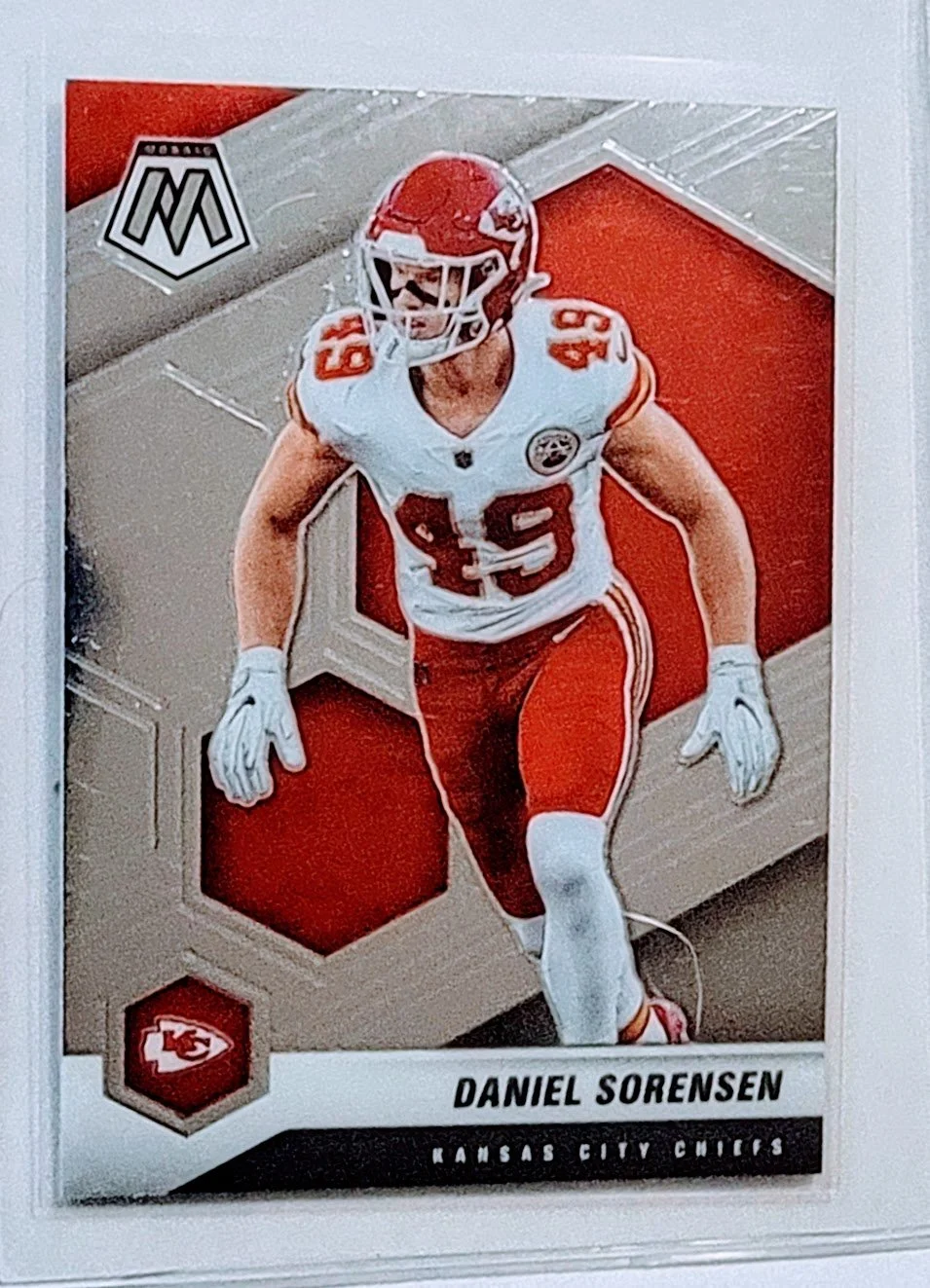2021 Panini Mosaic Daniel Sorensen Kansas City Chiefs Football Card AVM1
