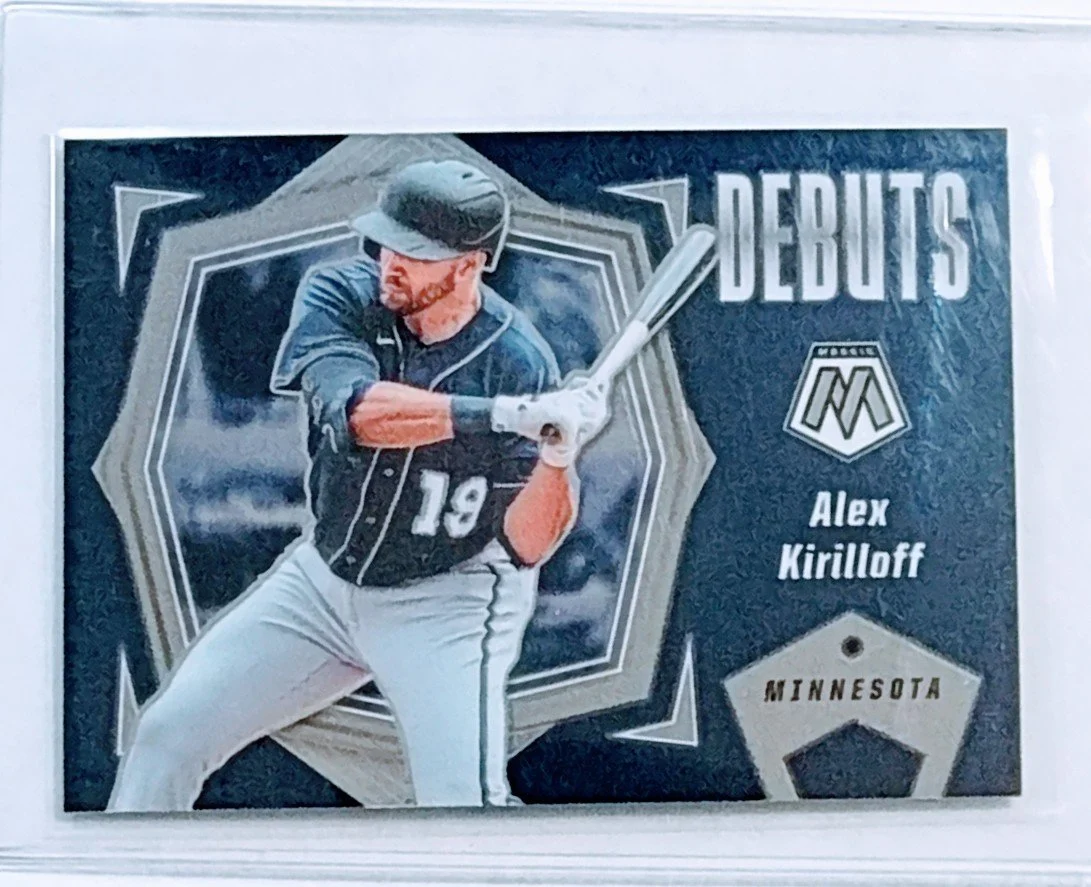 2021 Panini Mosaic Debuts Alex Kirilloff Minnesota Twins Baseball Card AVM1