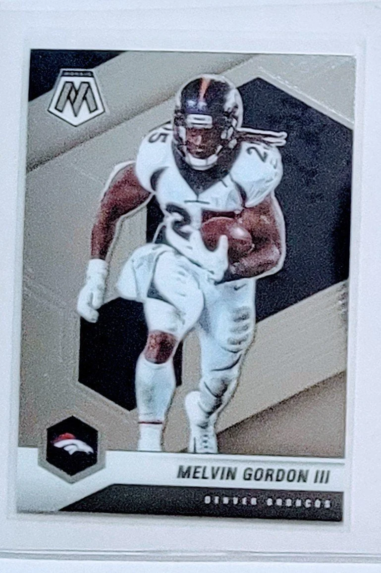 2021 Panini Mosaic Jonathan Melvin Gordon III Denver Broncos Football Card AVM1