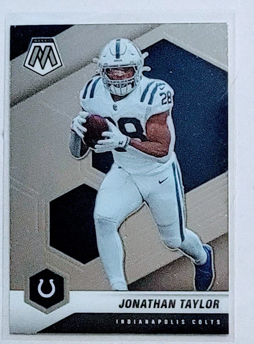 2021 Panini Mosaic Jonathan Taylor Indianapolis Colts Football Card AVM1