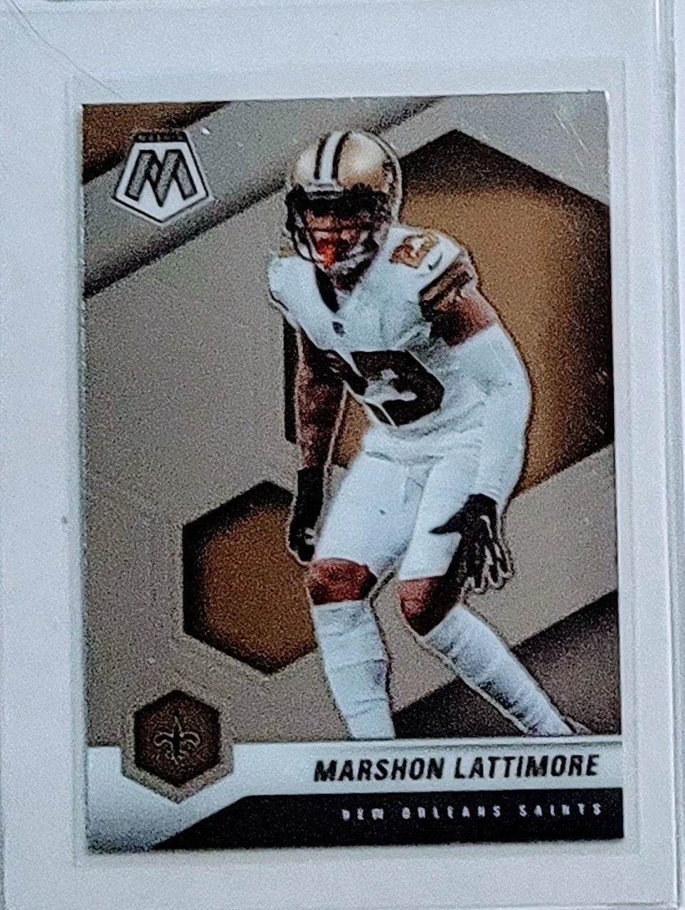 2021 Panini Mosaic Marshon Lattimore New Orleans Saints Football Card AVM1