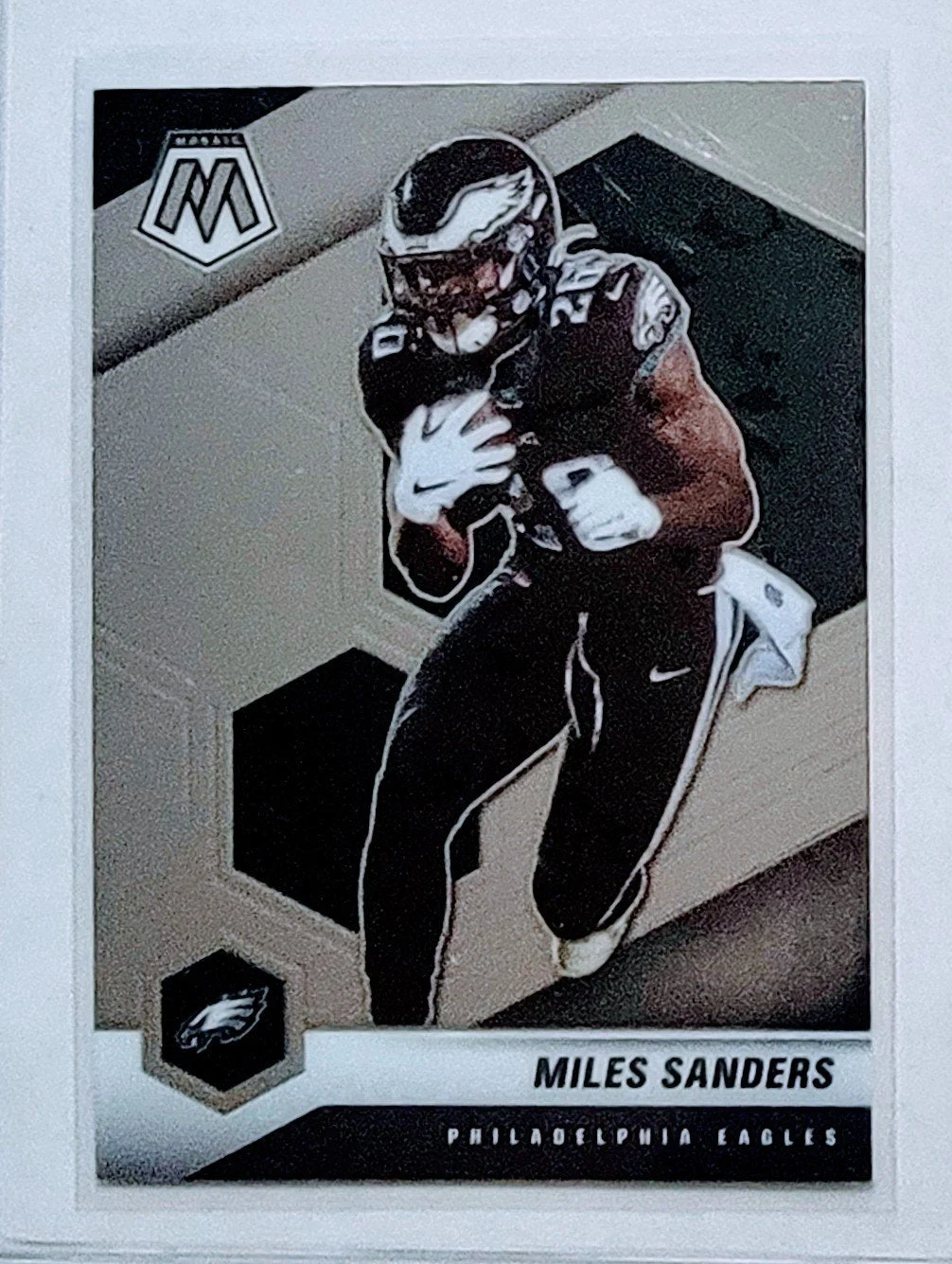 2021 Panini Mosaic Miles Sanders Philadelphia Eagles Football Card AVM1
