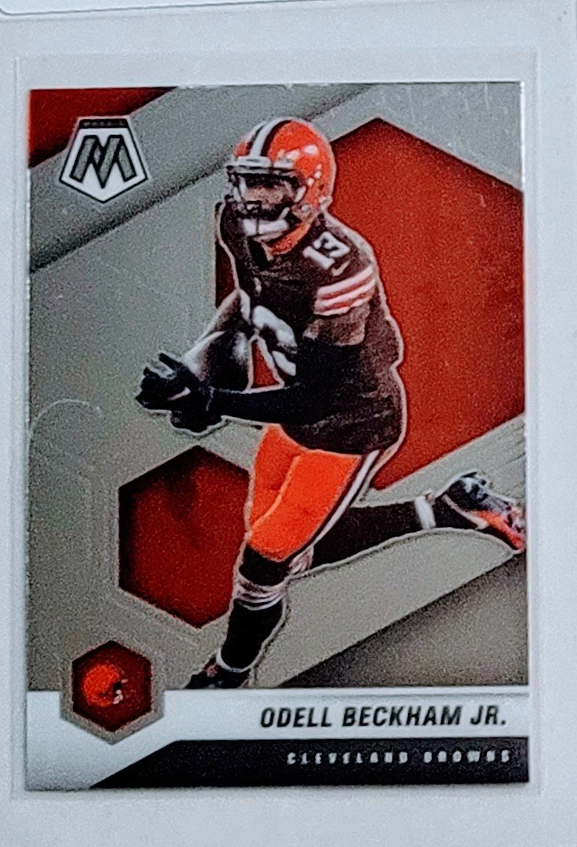 2021 Panini Mosaic Odell Beckham Jr Cleveland Browns Football Card AVM1