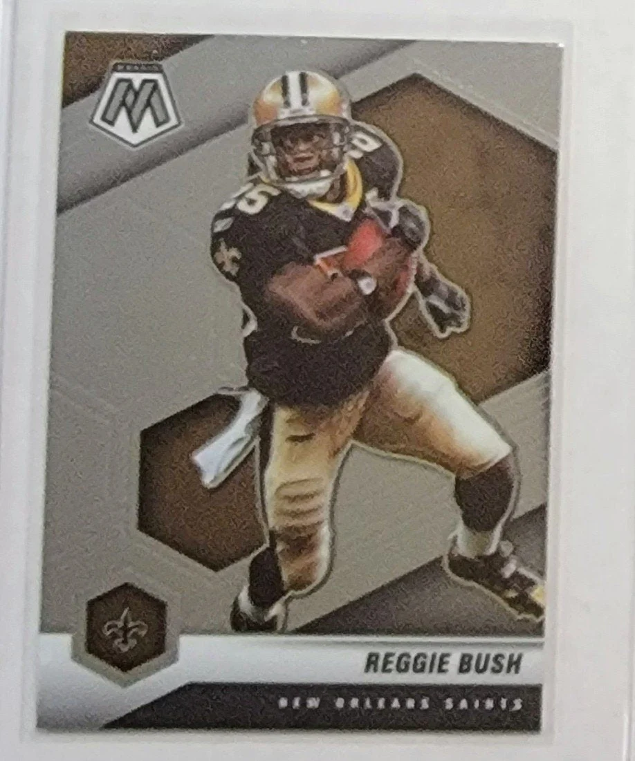 2021 Panini Mosaic Reggie Bush New Orleans Saints Football Card AVM1