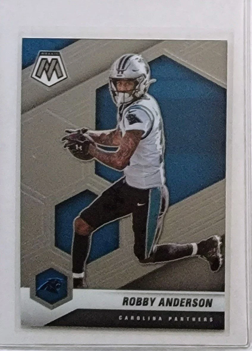 2021 Panini Mosaic Robby Anderson Carolina Panthers Football Card AVM1