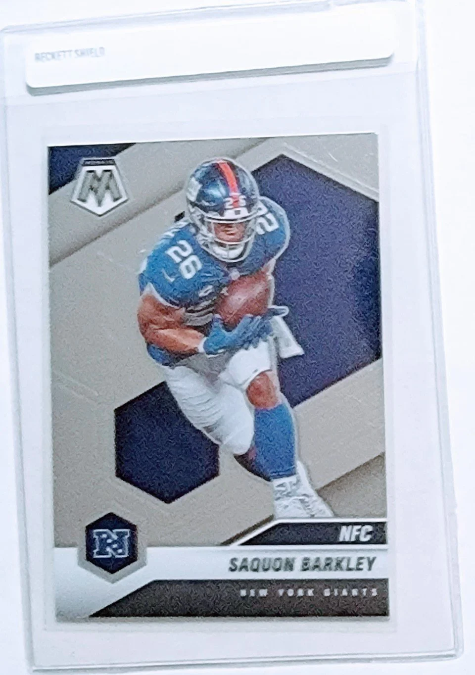 2021 Panini Mosaic Saquon Barkley New York Giants Football Card AVM1