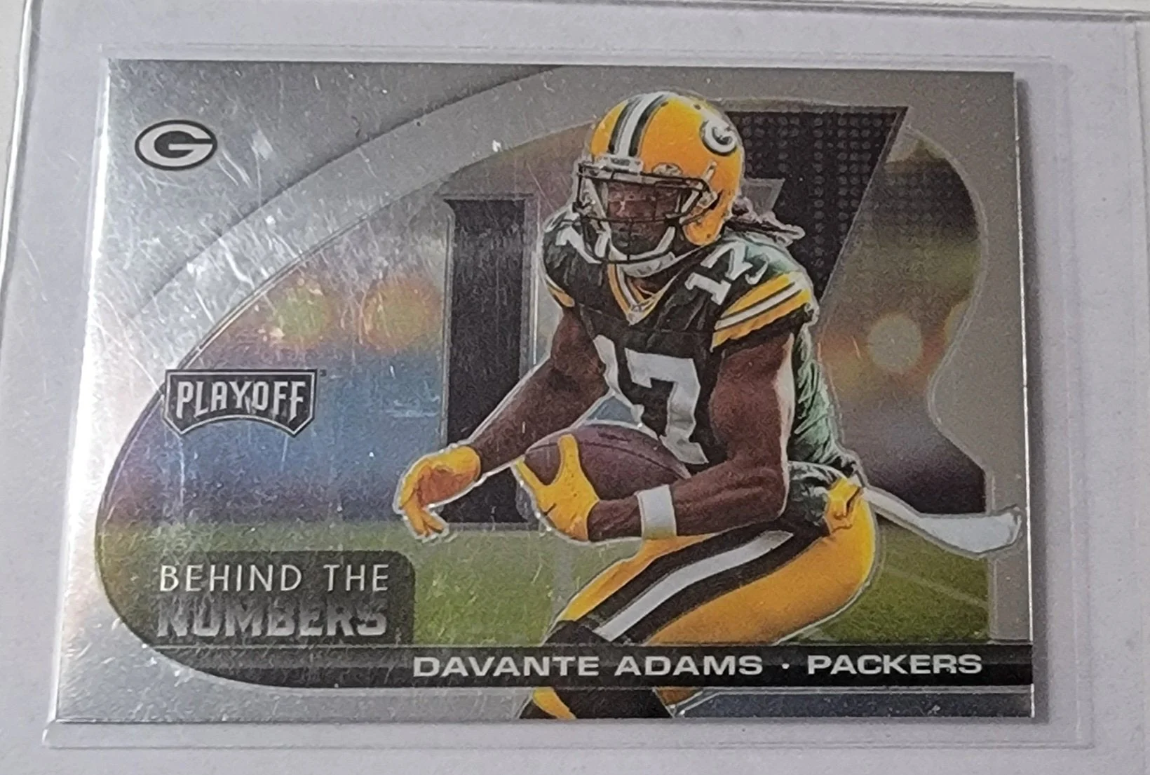 2021 Panini Playoff Davante Adams By the Numbers Green Bay Packers Football Card AVM1