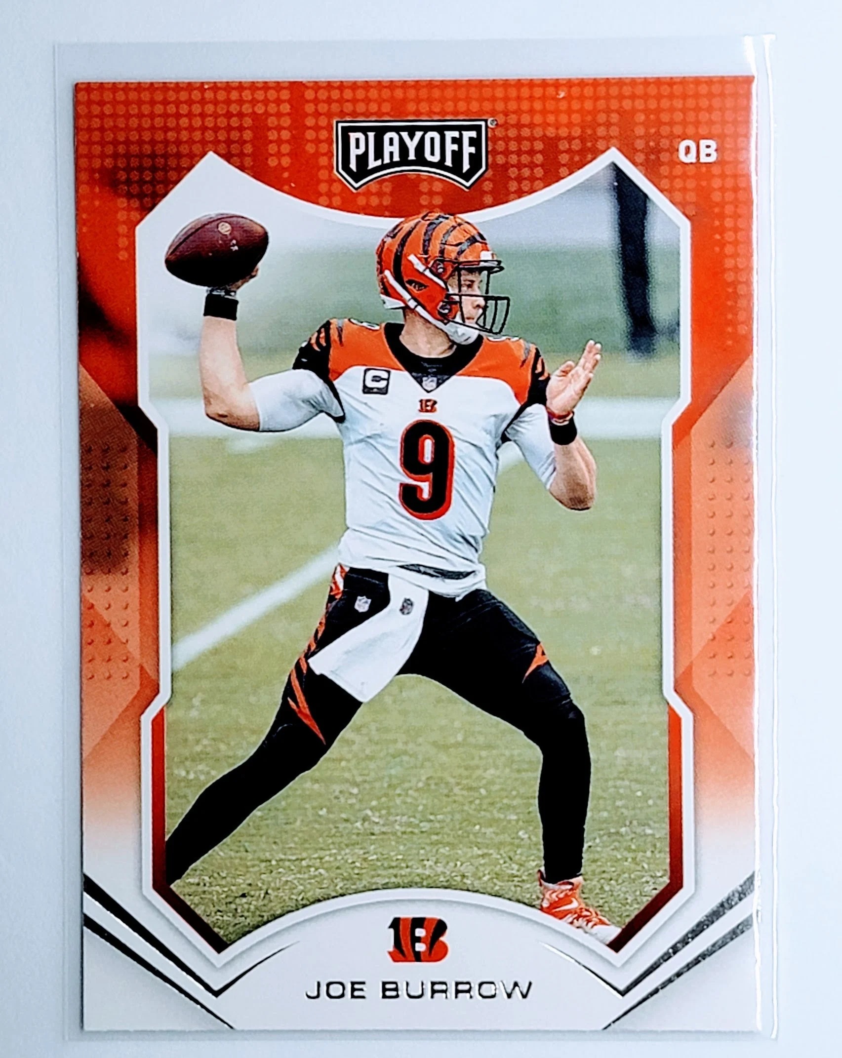 2021 Panini Playoff Joe Burrow Cincinnati Bengals Football Card TH1CB