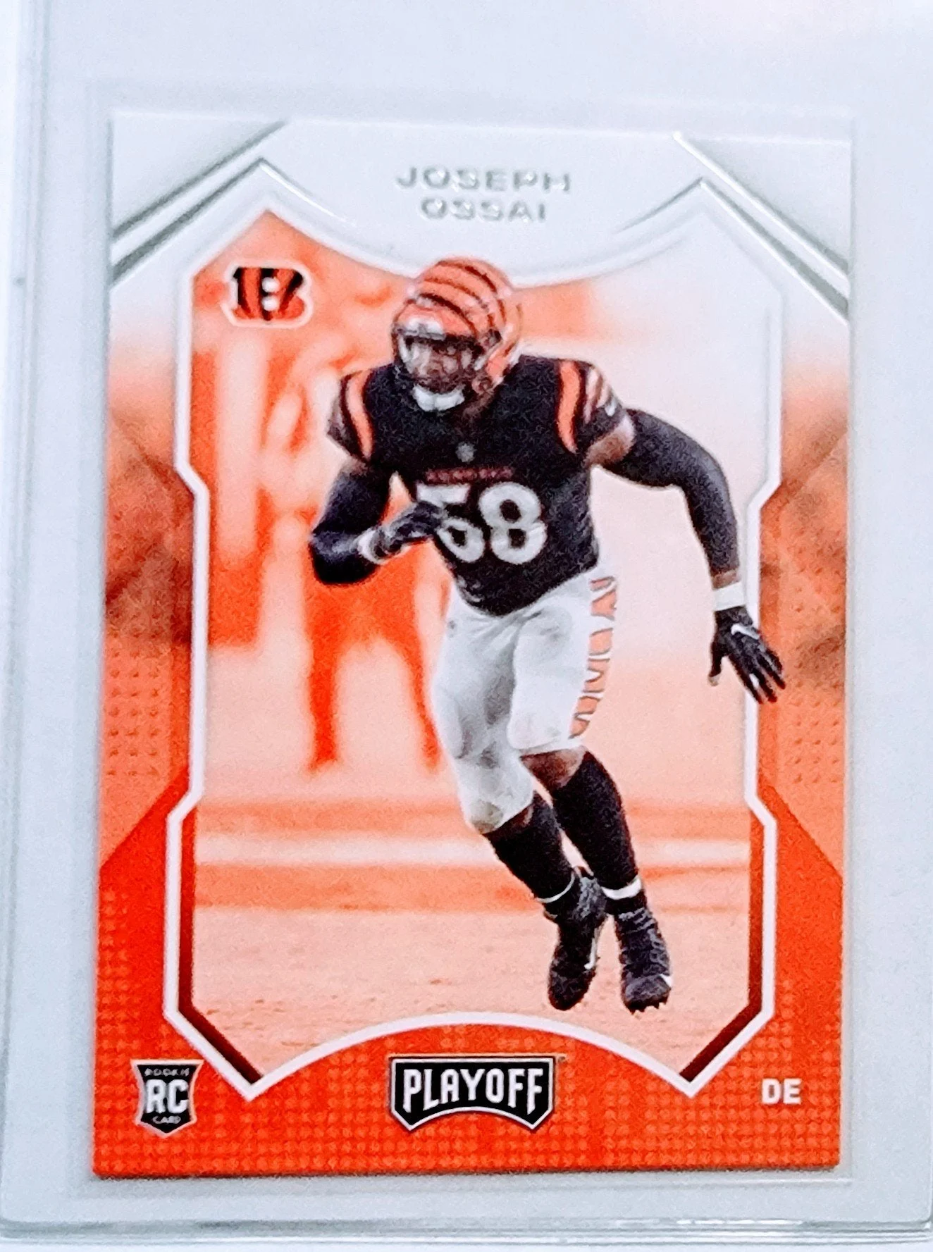 2021 Panini Playoff Joseph Ossai Cincinnati Bengals Rookie Football Card AVM1