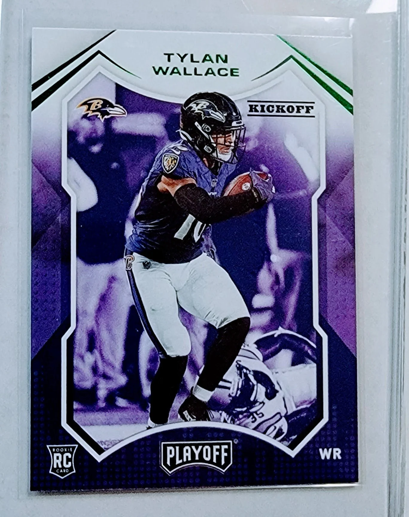 2021 Panini Playoff Tylan Wallace Green Kickoff Minnesota Vikings Rookie Football Card AVM1