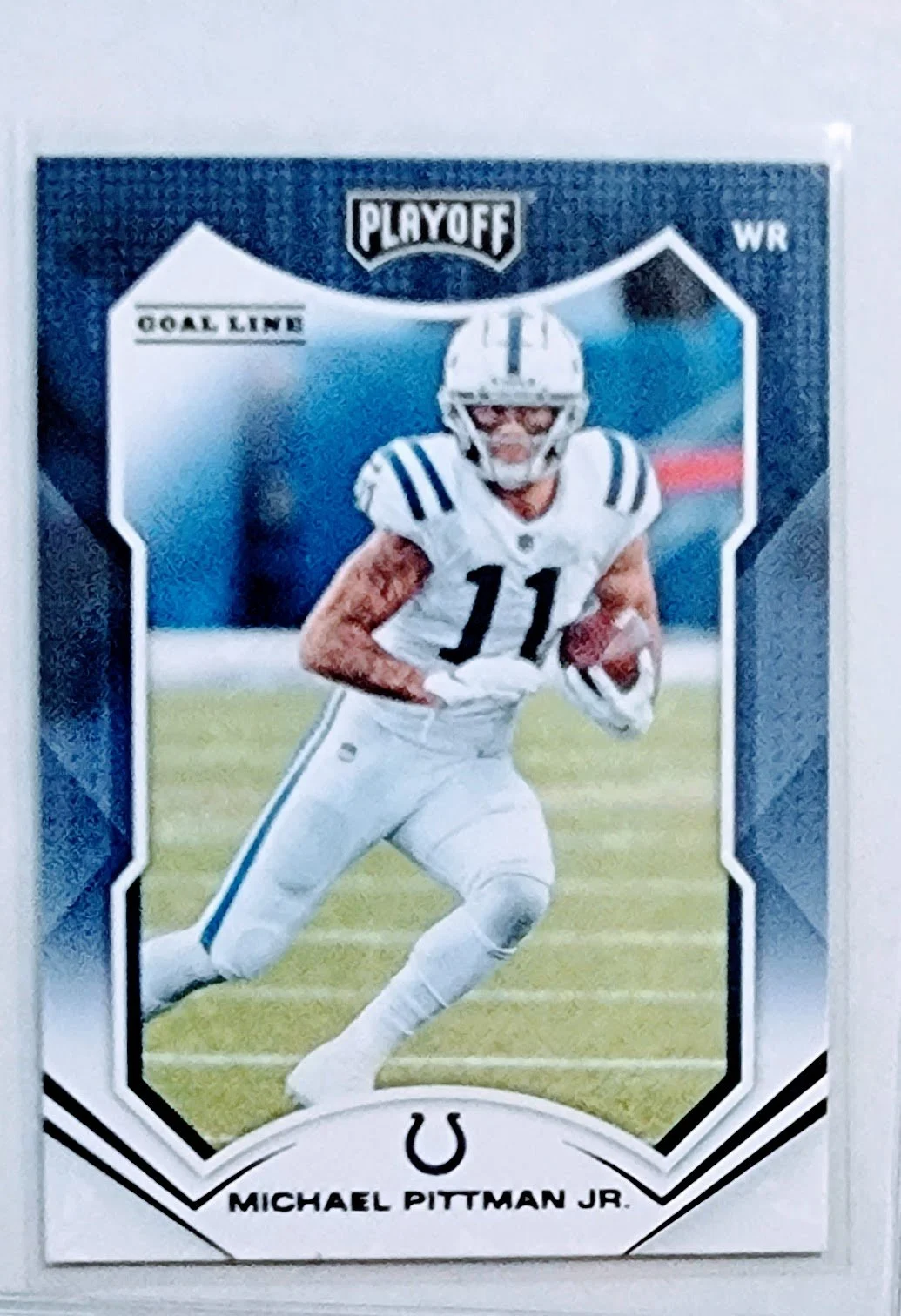 2021 Panini Playoffs Michael Pittman Jr Goal Line Indianapolis Colts Football Card AVM1