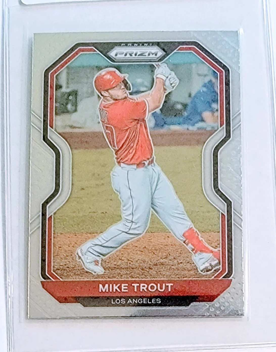 2021 Panini Prizm Baseball Tier II #173 Mike Trout Angels Baseball Trading Card TPTV