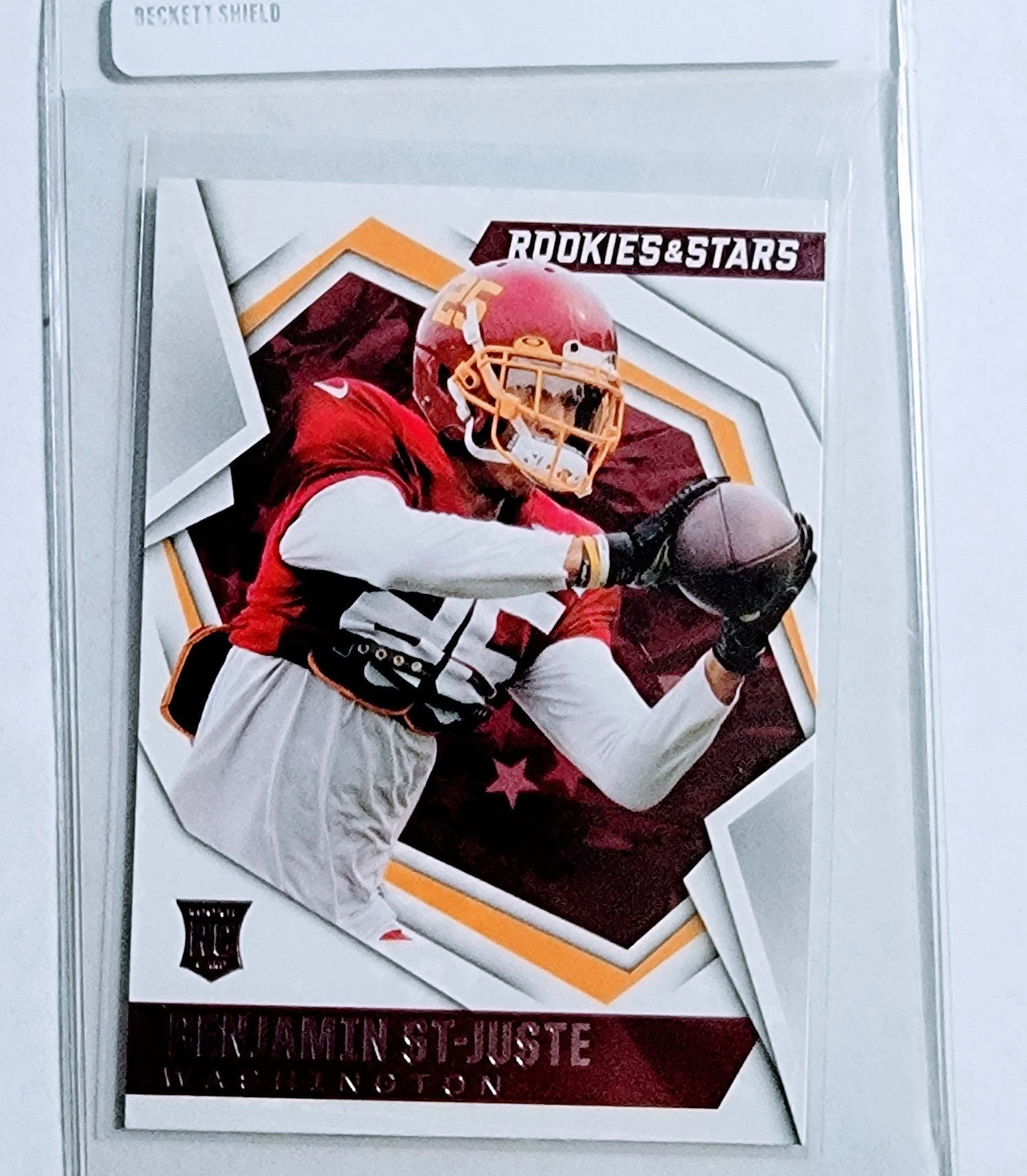 2021 Panini Rookies and Stars Benjamin St-juste Star Rookie Washington Commanders Football Card AVM1