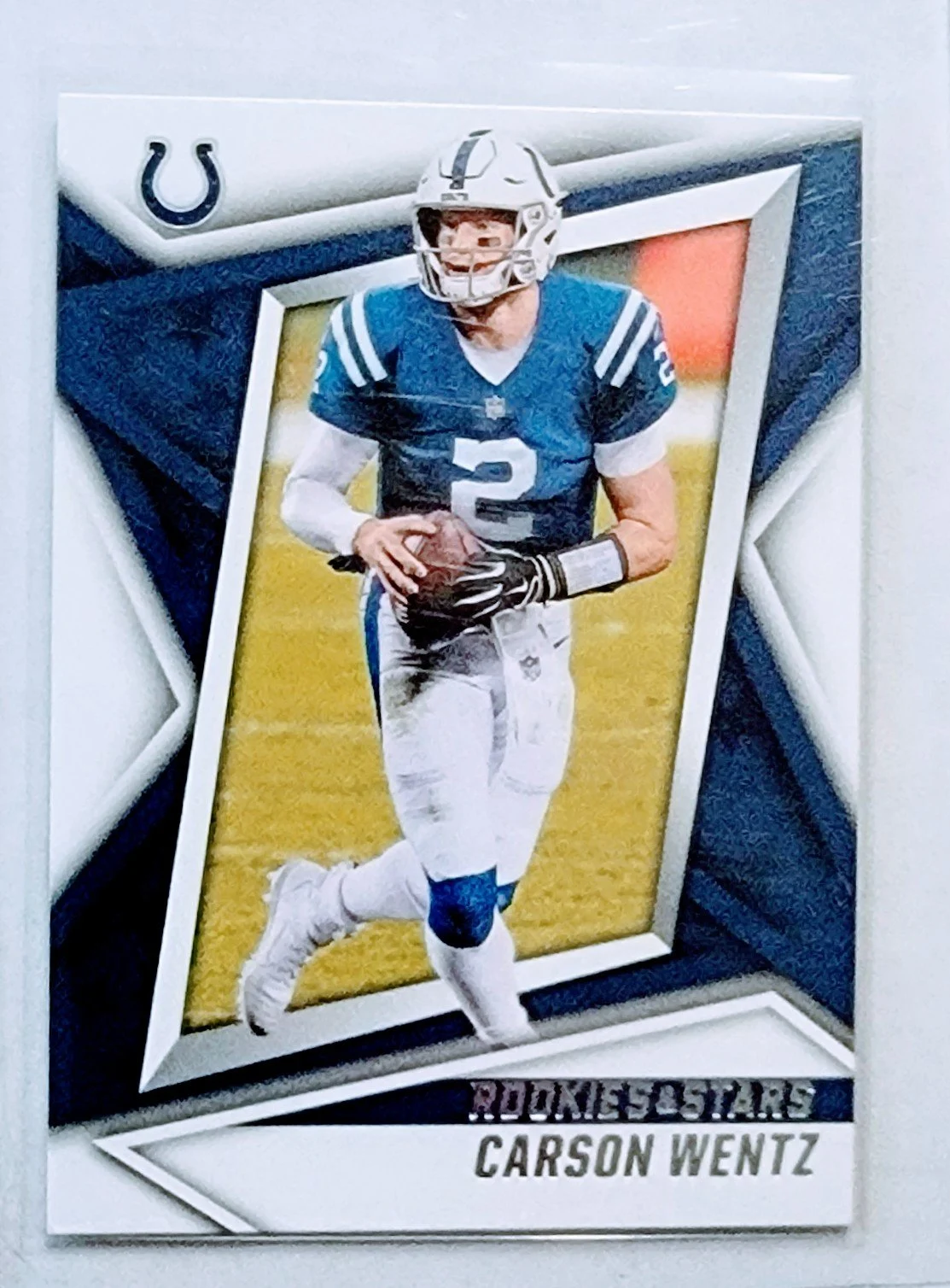 2021 Panini Rookies and Stars Carson Wentz Indianapolis Colts Football Card AVM1