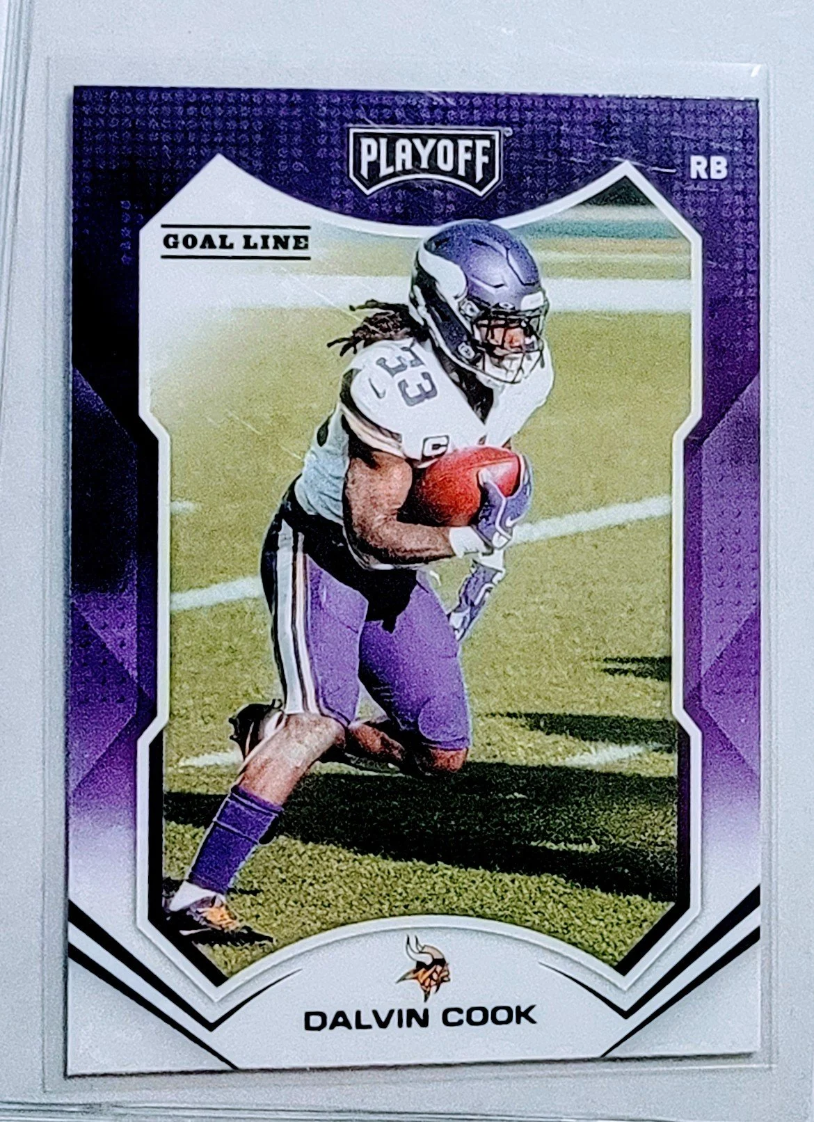 2021 Panini Rookies and Stars Dalvin Cook Goal Line Minnesota Vikings Football Card AVM1
