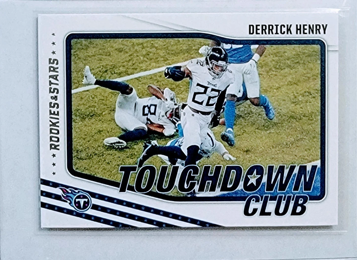 2021 Panini Rookies and Stars Derrick Henry Touchdown Club Tennessee Titans Football Card AVM1
