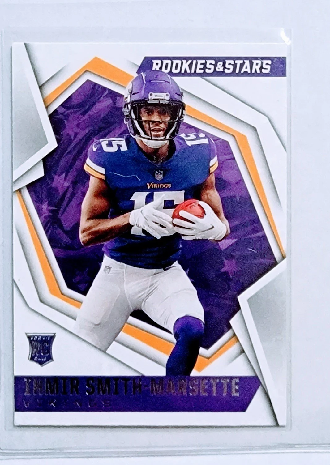 2021 Panini Rookies and Stars Ihmer Smith Marsette Minnesota Vikings Rookie Football Card AVM1
