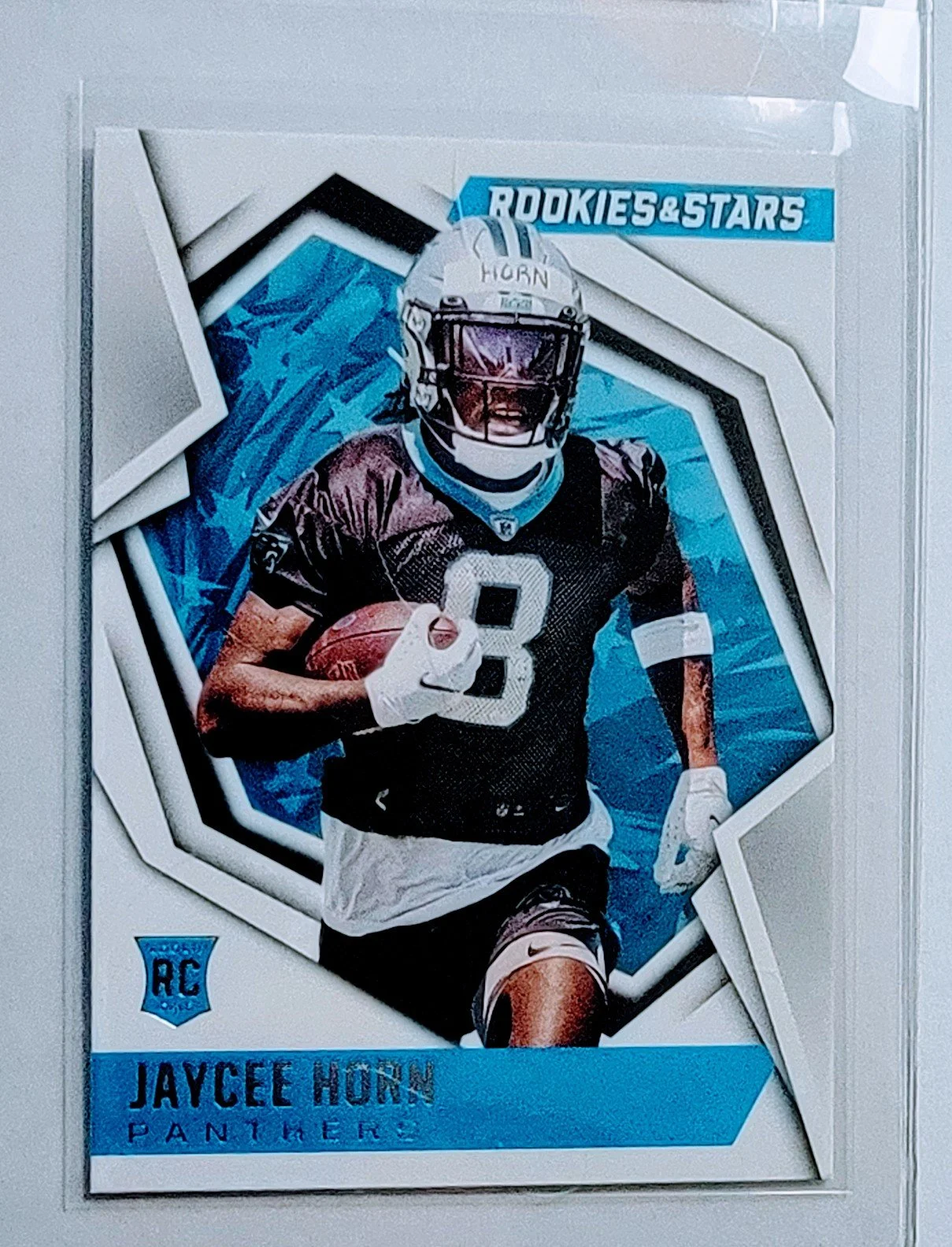 2021 Panini Rookies and Stars Jaycee Horn Rookie Carolina Panthers Football Card AVM1
