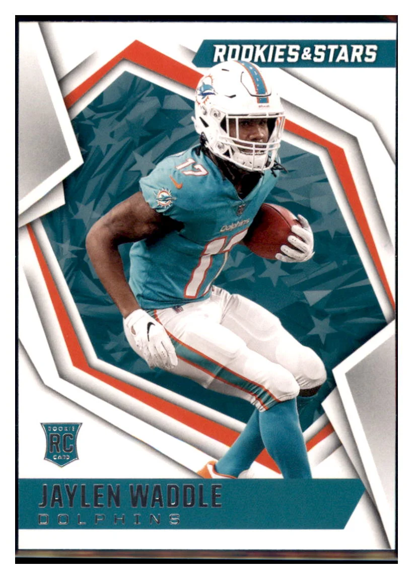 2021 Panini Rookies & Stars Jaylen Waddle Miami Dolphins #108 Football card BMB1B