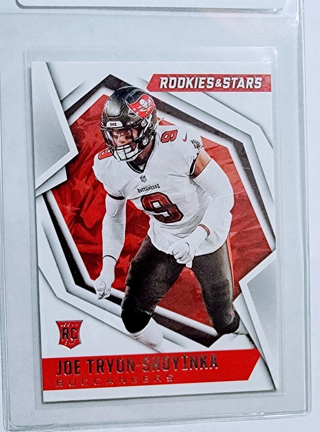 2021 Panini Rookies and Stars Joe Tron-Shoyinka Tampa Bay Buccaneers Rookie Football Card AVM1